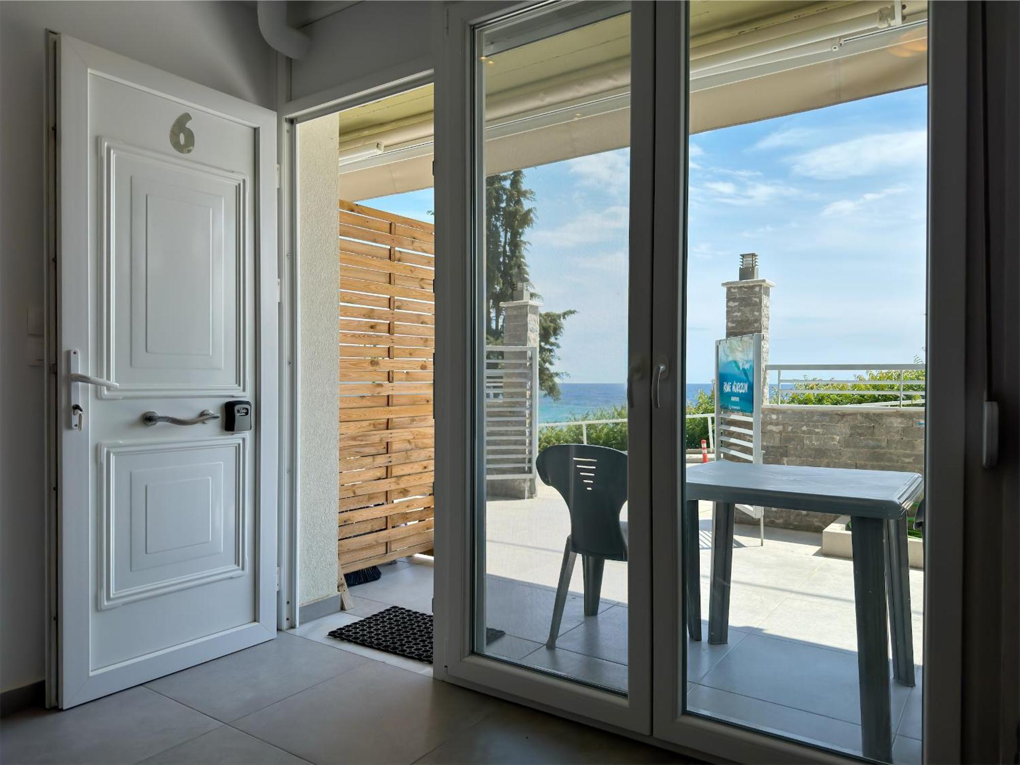Blue Horizon 6 Apartment Nea Kallikrateia Luaran gambar