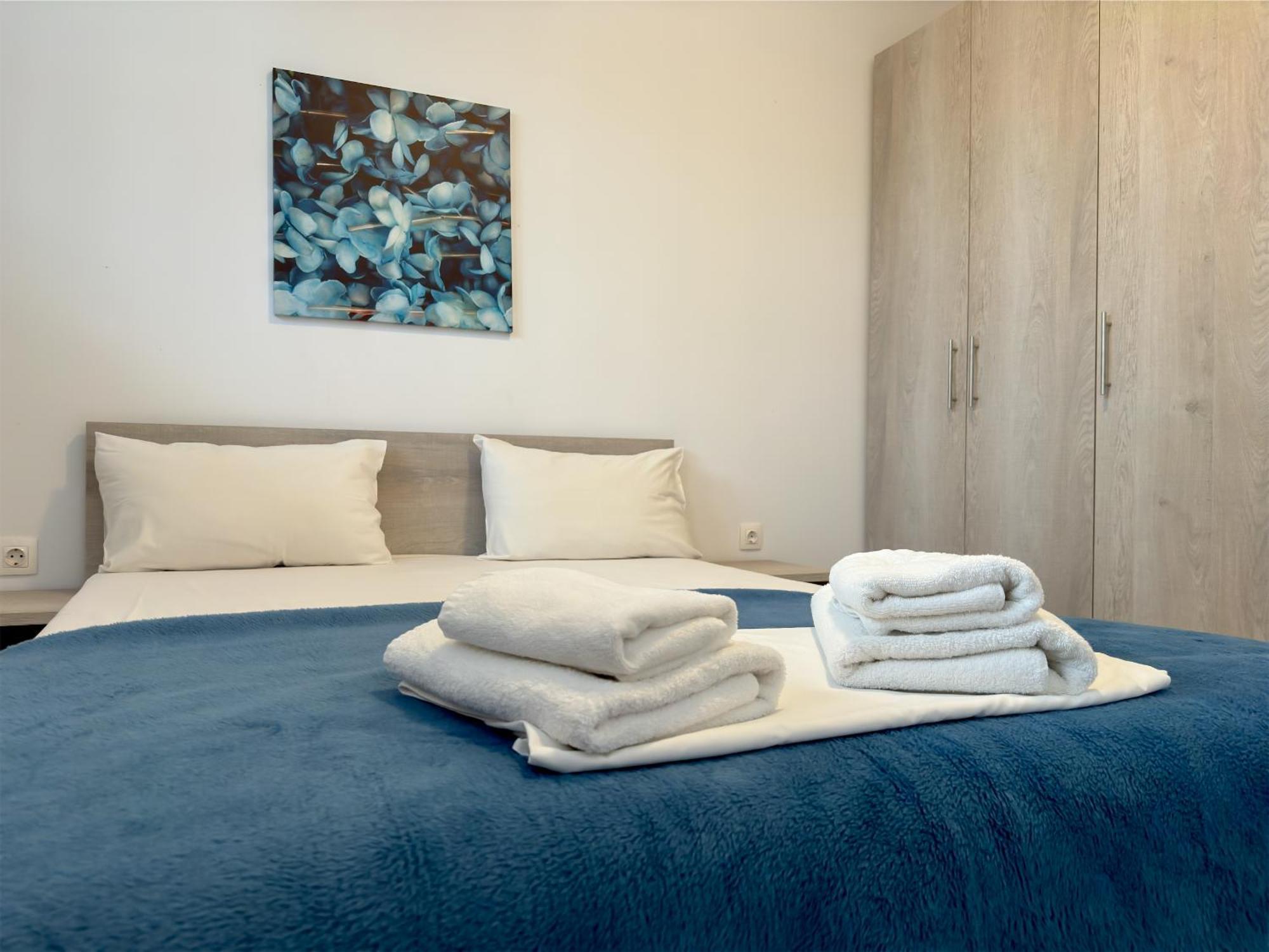Blue Horizon 6 Apartment Nea Kallikrateia Luaran gambar
